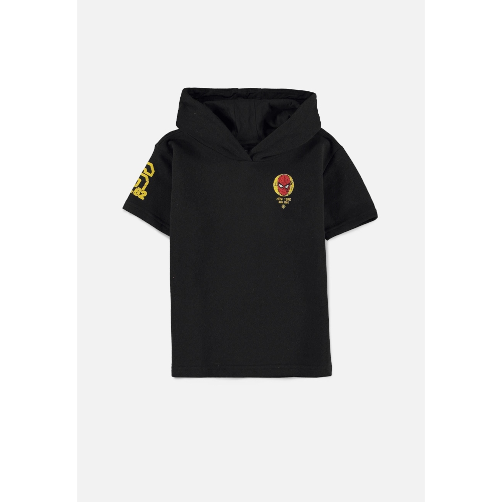 Marvel SpiderMan - 1962 New York Sweat à capuche/pull pour enfants - Noir